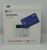 A boxed as new SumUp Air Contactless & Chip and Pin Card Payment Reader in White (Model: