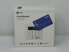 A boxed as new SumUp Air Contactless & Chip and Pin Card Payment Reader in White (Model: