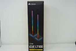 A boxed as new Corsair iCUE LT100 Smart Lighting Towers Starter Kit (Product code: CD-9010002-EU) (