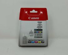 An as new Canon PGI-580/CLI-581 Ink Cartridge Multipack (M/N: 2078C005AA) (Packaging sealed).