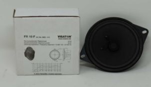Two boxed as new Vistaton FR 10 F 4622 10cm Speakers.