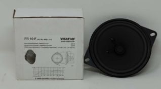 Two boxed as new Vistaton FR 10 F 4622 10cm Speakers.
