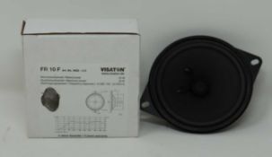 Two boxed as new Vistaton FR 10 F 4622 10cm Speakers.