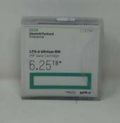 An as new HP C7976A 6.25TB LTO-6 Ultrium RW MP Data Cartridge.