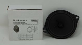 Two boxed as new Vistaton FR 10 F 4622 10cm Speakers.