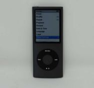 A pre-owned Apple iPod nano 4th Gen A1285 8GB in Space Grey.