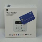 A boxed as new SumUp Air Contactless & Chip and Pin Card Payment Reader in White (Model: