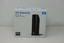 A boxed as new Western Digital WD Elements 12TB External Desktop USB3.0 Hard Drive (P/N: