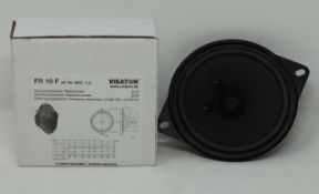Two boxed as new Vistaton FR 10 F 4622 10cm Speakers.