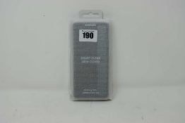 A boxed as new Samsung Clear View Cover EF-ZG980 in Black for Galaxy S20, S20 5G.