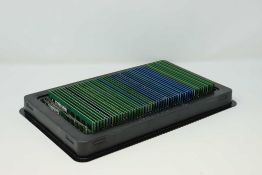 Fifty assorted pre-owned 2GB computer memory RAM sticks to include Micron, Samsung, Hynix and