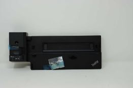 A boxed as new Lenovo 40AH013-5UK ThinkPad Pro Docking Station (Box sealed, cosmetic damage to