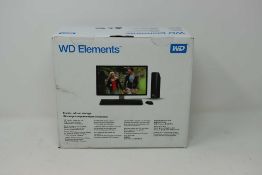 A boxed as new Western Digital WD Elements 14TB External Desktop USB3.0 Hard Drive (P/N:
