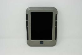 Four pre-owned DSG TAG Systems Touch Display Units (P/N: DSG-TTU-150) (Untested, sold for parts).