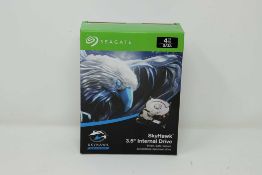 A boxed as new Seagate ST4000VX007 SkyHawk Surveillance 4TB SATA 3.5