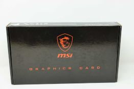 A pre-owned MSI NVIDIA GEFORCE RTX 2080Ti VENTUS GP Graphics Card (S/N: 602-V371-92SB1911003425) (