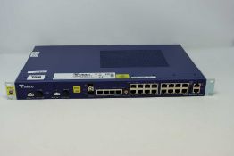 Two pre-owned Tellabs 8605 16 Port Access Switch 81.86S-8605B-DC-R6 (Untested, sold as seen).