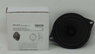 Two boxed as new Vistaton FR 10 F 4622 10cm Speakers.