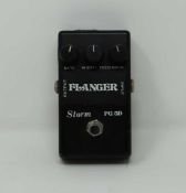 A pre-owned Storm FG-5D Flanger Guitar Pedal (No power supply or other items included).