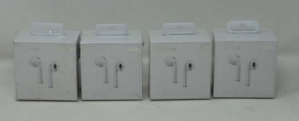 Four boxed as new pair of Candi London i12 TWS Wireless Bluetooth 5.0 Earbuds (Boxes sealed).