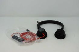 A boxed as new Plantronics Poly Blackwire 3320 USB-C Headset (Model: BW3320-M USB-C) (Box open, some