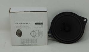 Two boxed as new Vistaton FR 10 F 4622 10cm Speakers.
