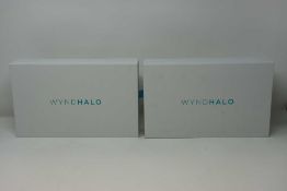 Two boxed pre-owned Wynd Halo - Smart Air Quality Monitor (monitor only).