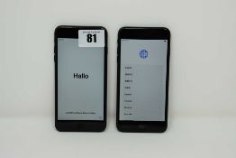 SOLD FOR PARTS ONLY: Two pre-owned Apple iPhone 7 Plus (AT&T/T-Mobile/Global/A1784) (Both iCloud