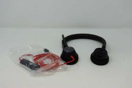 A boxed as new Plantronics Poly Blackwire 3320 USB-C Headset (Model: BW3320-M USB-C) (Box open, some