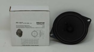 Two boxed as new Vistaton FR 10 F 4622 10cm Speakers.