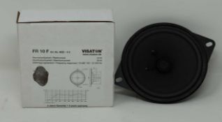 Two boxed as new Vistaton FR 10 F 4622 10cm Speakers.
