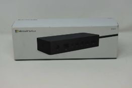A boxed as new Microsoft Surface Dock (2x HD Video ports, Gigabit Ethernet port, 4 x USB 3.0