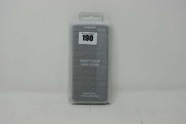 A boxed as new Samsung Clear View Cover EF-ZG980 in Black for Galaxy S20, S20 5G.