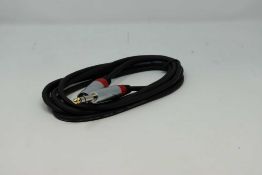 Ten as new Pulse PLS000470 6.35mm 3-Pole Jack Plug to 3-Pin XLR 3m Plug Leads.
