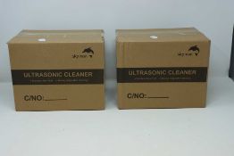 Three boxed as new Skymen Ultrasonic Cleaners JP-008.