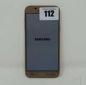 A pre-owned Samsung Galaxy J5 (2017) SM-J530F/DS 16GB in Gold (FRP clear) (Checkmend report ID: