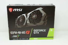 A pre-owned MSI GeForce GTX 1650 4GB GDDR5 Gaming X Graphics Card (P/N: 912-V380-003R) (Boxed) (