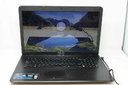 SOLD FOR SPARES OR REPAIR: A pre-owned ASUS F751L 17.3