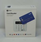 A boxed as new SumUp Air Contactless & Chip and Pin Card Payment Reader in White (Model: