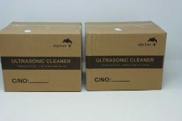Three boxed as new Skymen Ultrasonic Cleaners JP-008.