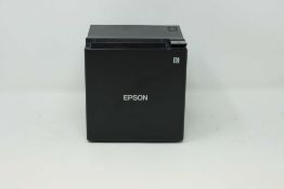 An as new Epson TM-M30-112 Receipt Printer (Box badly damaged. Power adapter included, UK plug