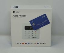 A boxed as new SumUp Air Contactless & Chip and Pin Card Payment Reader in White (Model: