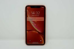 SOLD FOR PARTS ONLY: A pre-owned Apple iPhone XR (Global/A2105) 64GB in Coral (Checkmend ID: