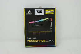 A boxed as new Corsair Vengeance RGB PRO Black 64GB 2933 MHz DDR4 Quad Channel Memory Kit (