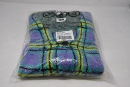 Three as new Ragged jeans fluffy knit check cardigans (All S - RRP £50 each).