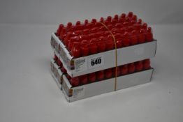 Ten packs of ten 10ml/18mg vape liquid in gold & silver flavour (Over 18s only).