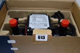 One boxed as new Grundfos STR2 Shower Pump 1.5C Twin Impeller Positive Head (98950216).