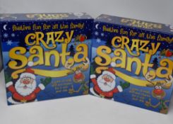 Six boxed as new Crazy Santa board games.