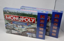 Six as new Monopoly Aberdeen Editions (All sealed).