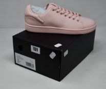 A pair of as new Raf Simons (Runner) Orion trainers in pink (EU 38 - RRP £150).